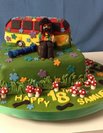 18th Birthday Cake Hippy